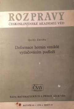 Deformace hornin vzniklé vytlačováním podloží