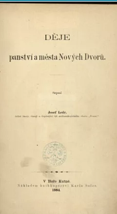 Děje panství a města Nových Dvorů