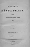Dějepis města Prahy  I - XII