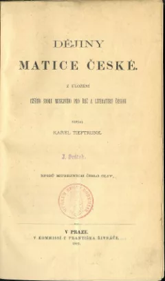 Dějiny Matice české