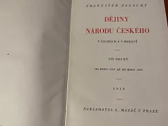 Dějiny národu českého v Čechách a Moravě II.