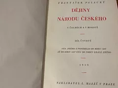 Dějiny národu českého v Čechách a Moravě IV.