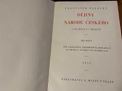 Dějiny národu českého v Čechách a Moravě V.