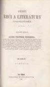 Dějiny řeči a literatury československé. Věk novější.