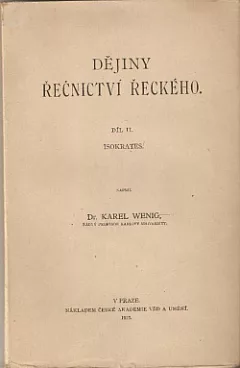Dějiny řečnictví řeckého II.