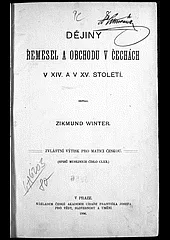 Dějiny řemesel a obchodu v Čechách v 14. a v 15. století