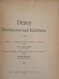 Dějiny Rychnova nad Kněžnou