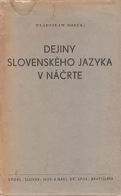 Dejiny slovenského jazyka v náčrte