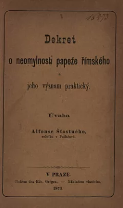 Dekret o neomylnosti papeže římského