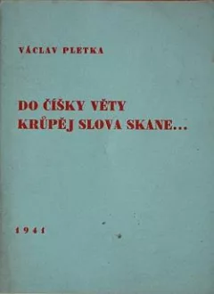 Do číšky věty krůpěj slova skane ...
