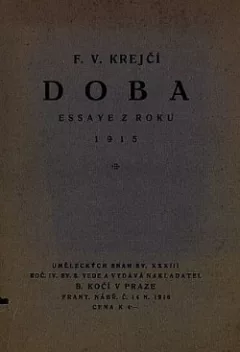 Doba: essaye z roku 1915