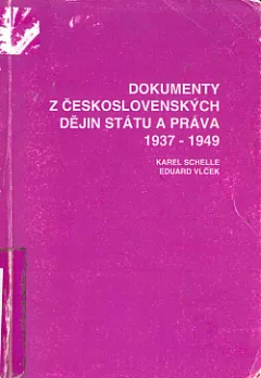 Dokumenty z československých dějin státu a práva