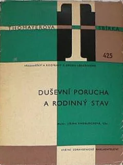 Duševní porucha a rodinný stav
