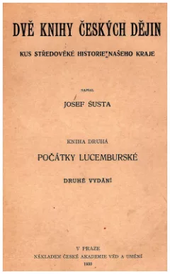 Dvě knihy českých dějin kniha druhá