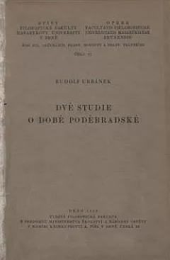 Dvě studie o době poděbradské
