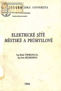 Elektrické sítě městské a průmyslové