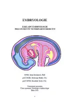 Embryologie: Základy embryologie pro studenty veterinárního lékařství