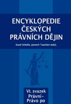 Encyklopedie českých právních dějin, VI. svazek Právní-Právo po
