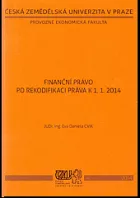 Finanční právo po rekodifikaci práva k 1. 1. 2014