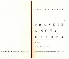 Francie a nová Evropa