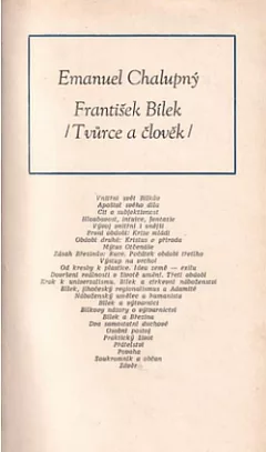 František Bílek: Tvůrce a člověk