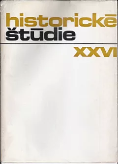 Historické štúdie XXVI