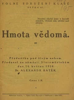 Hmota vědomá