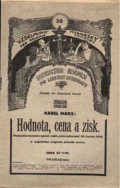 Hodnota, cena a zisk: přednáška konaná v gener. radě „Internationaly“ 26. června 1863