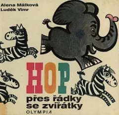Hop přes řádky se zvířátky