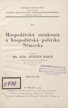 Hospodářská struktura a hospodářská politika Německa