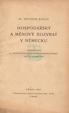 Hospodářský a měnový rozvrat v Německu