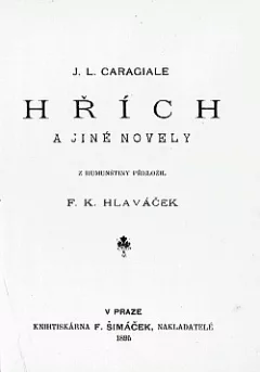 Hřích a jiné novely