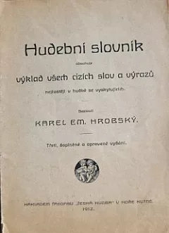 Hudební slovník