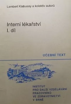 Interní lékařství I. díl