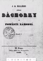 J.B.Malého Sebrané báchorky a pověsti národní svazek I.