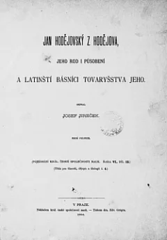 Jan Hodějovský z Hodějova