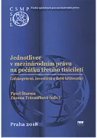 Jednotlivec v mezinárodním právu na počátku třetího tisíciletí: lidskoprávní, investiční a další křižovatky