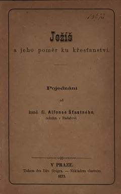 Ježíš a jeho poměr ku křesťanství
