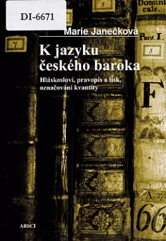 K jazyku českého baroka