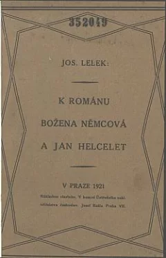 K románu Božena Němcová a Jan Helcelet