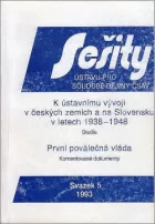 K ústavnímu vývoji v českých zemích a na Slovensku v letech 1938–1948