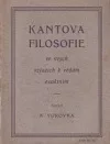 Kantova filosofie ve svých vztazích k vědám exaktním