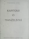 Kapitoly o manželství