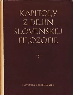 Kapitoly z dejín slovenskej filozofie