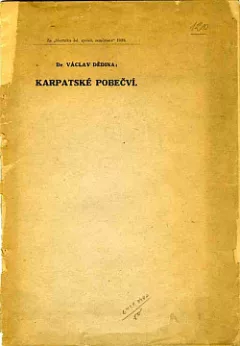 Karpatské Pobečví - Studie zeměpisná