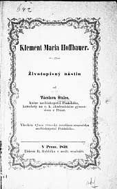 Klement Maria Hoffbauer: životopisný nástin