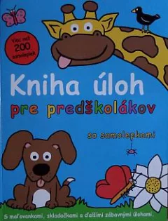 Kniha úloh pre predškolákov so samolepkami
