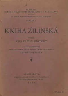 Kniha Žilinská