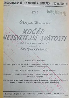 Kočár nejsvětější svátosti