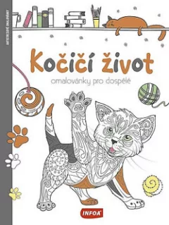 Kočičí život - Omalovánky pro dospělé